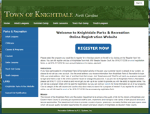 Tablet Screenshot of knightdalerecpay.com